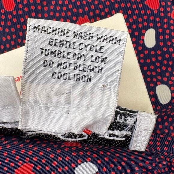 NWT VTG Oscar De La Renta Expressions Abstract Print Blouse Womens Sz 12 - Picture 10 of 10